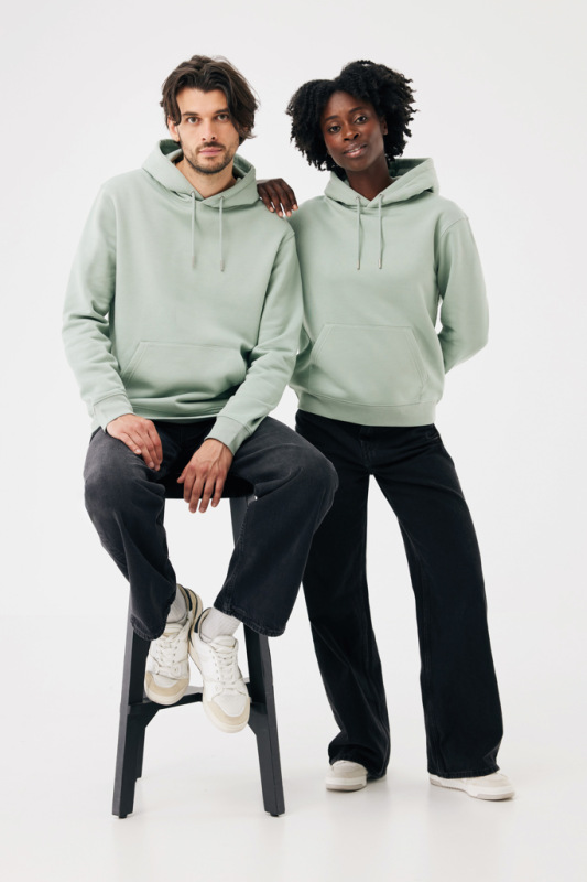 IQONIQ Joshua Unisex mikina s kapucňou z rec. bavlny Iceberg green XL 16