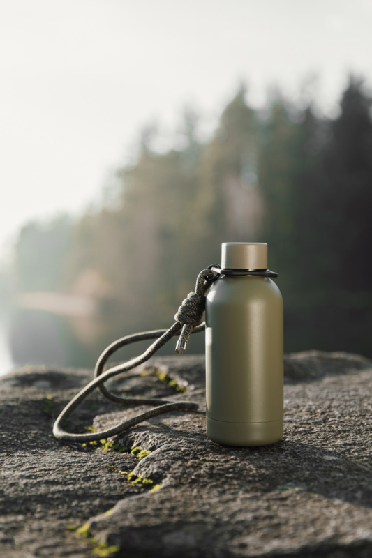 VINGA Parks RCS fľaša z nehrdzavejúcej ocele, 400 ml zelená 7