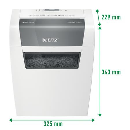 Skartovací stroj, konfety, 6 listov, LEITZ "IQ Home" 8