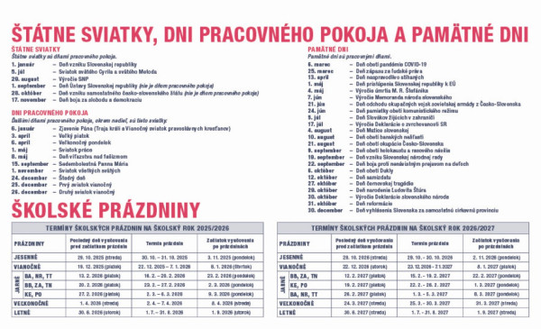 Stolový kalendár Pracovný kalendár stĺpcový 2026 3
