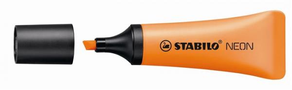 Zvýrazňovač, 2-5 mm, STABILO "Neon", oranžový