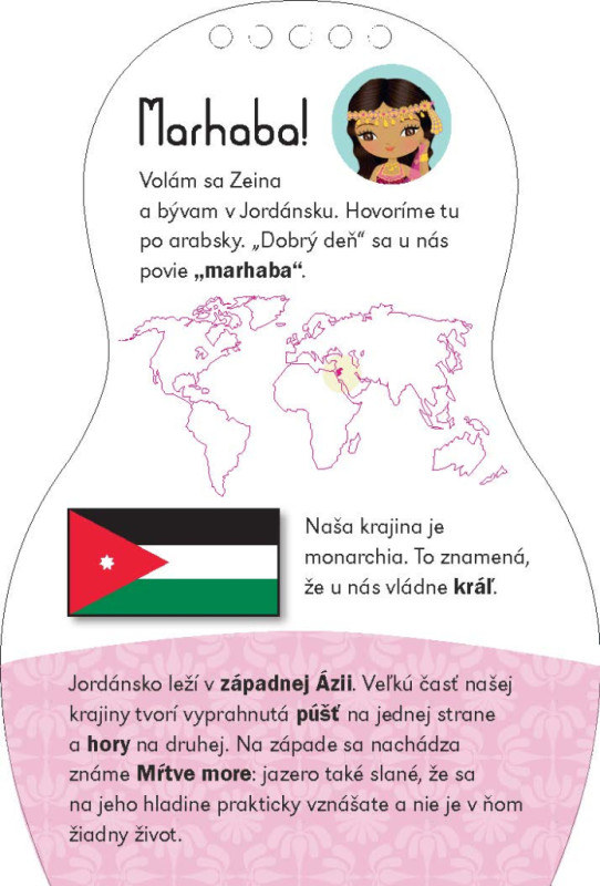 Obliekame jordánske bábiky ZEINA – Maľovanky 7