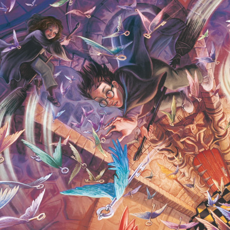 NOTIQUE Poznámkový kalendár Harry Potter 2026, 30 x 30 cm 4