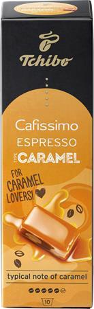 Kávové kapsule, 10ks, TCHIBO "Cafissimo Espresso Caramel"