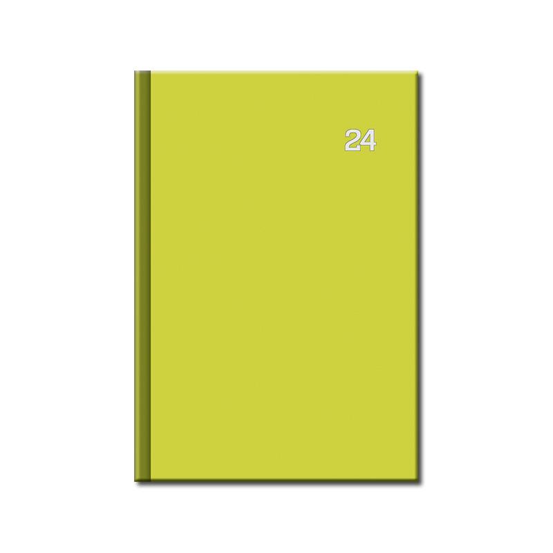 Denný diár A5 PRINT Neon žltý 2024
