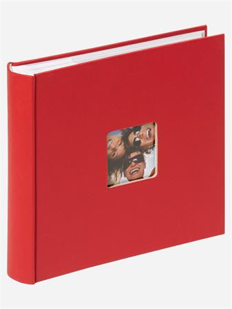 . Fotoalbum, na 200 fotiek, 10x15 cm, "Walther Fun", červený