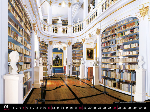 Nástenný kalendár Bibliotheca 2026 2