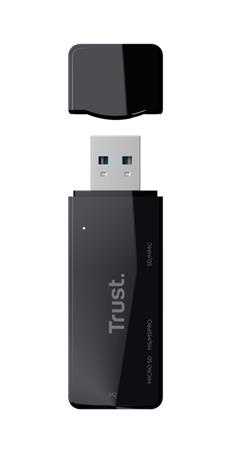 Čítačka kariet, pre SD + MicroSD kartu, USB 3.2 gen1, "TRUST Nanga", čierna 2