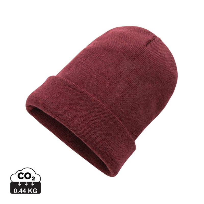 Beanie čapica Impact z Polylana® AWARE™ červená