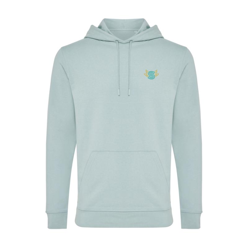 Mikina s kapucňou Iqoniq Jasper z recykl. bavlny Iceberg green XXL 4