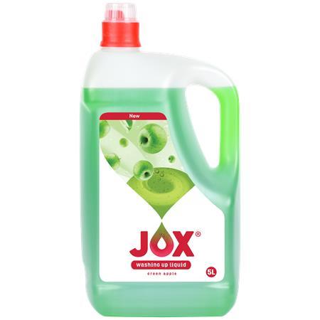 Čistiaci prostriedok na umývanie riadu, náhradná nápň, 5 l, PELSO LEXY "Jox", zelené jabl