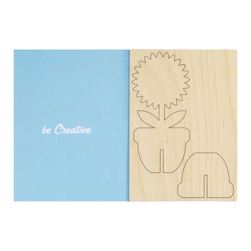 SendCraft vlastné puzzle pohľadnice, kvetina 3