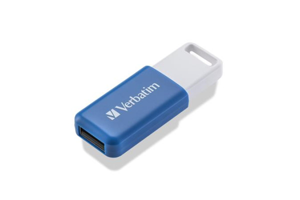 USB kľúč, 64GB, USB 2.0, VERBATIM "Databar", modrý 1