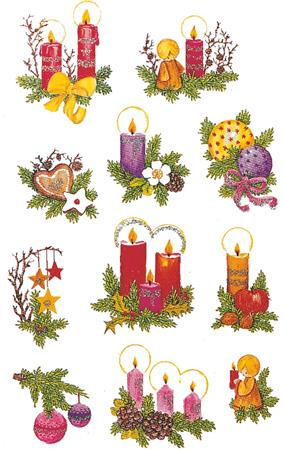 Nálepky, papier, 2 hárky, 76x120 mm, AVERY ZWECKFORM, "Z-Design No.4050", ozdobné jedľové 2