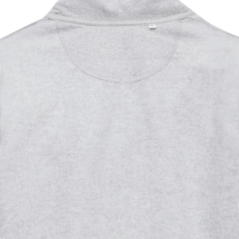 Mikina na zips s kapucňou Iqoniq Abisko z recykl. bavlny heather grey XL 3