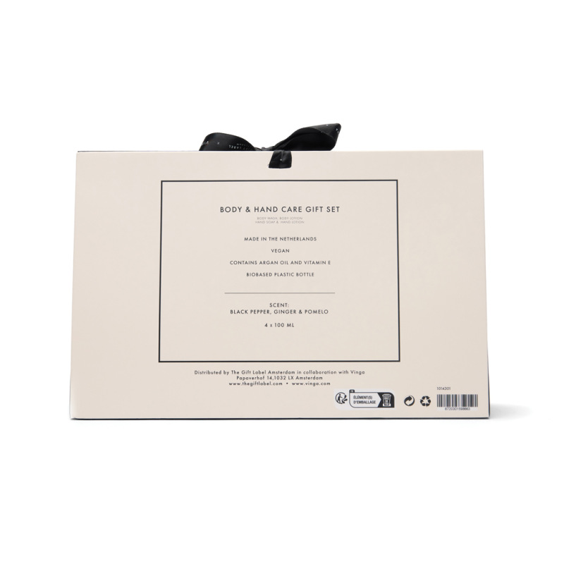 VINGA x TGL darčeková sada starostlivosti o telo a ruky biela 3
