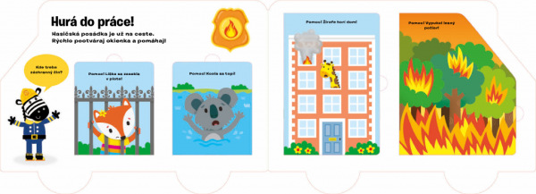 IDEME! HASIČI ─ Obrázková školička pre najmenších 2