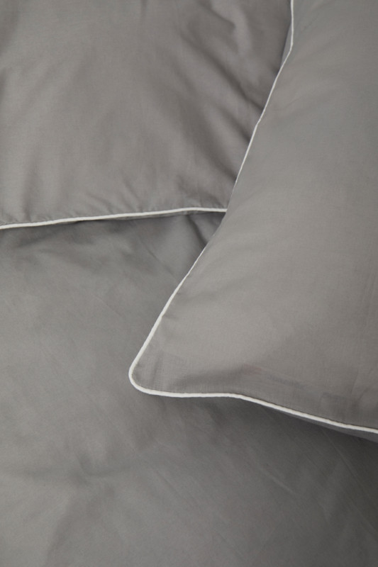 Sada 4ks obliečok VINGA Marston z OSC organickej bavlny sivá 4