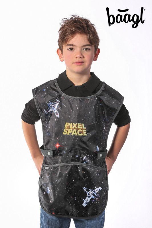 BAAGL SADA 5 Zippy Plus Pixel Space: aktovka, peračník, vrecko, zástera, peňaženka 14