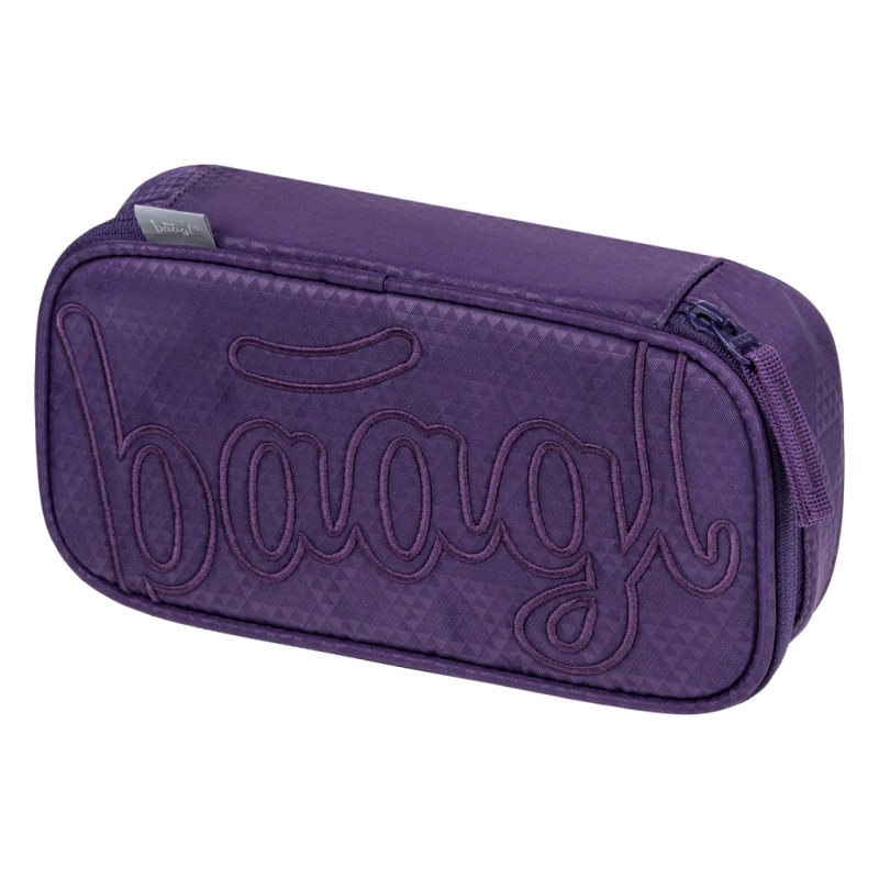 BAAGL Školský peračník etui Plum