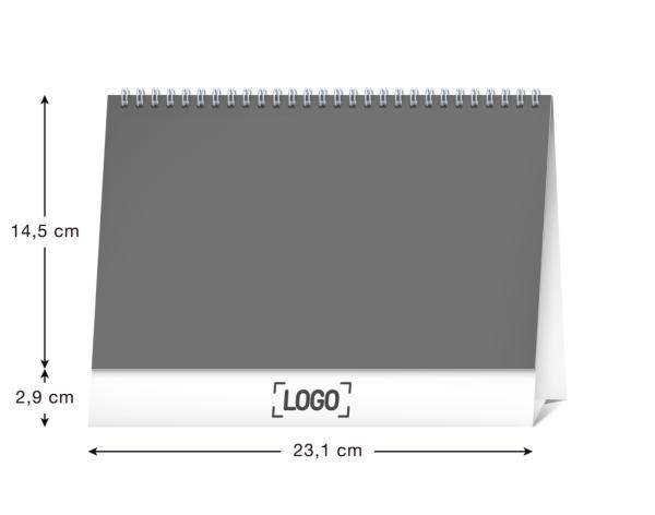 NOTIQUE Stolový kalendár Pútnické miesta 2025, 23,1 x 14,5 cm