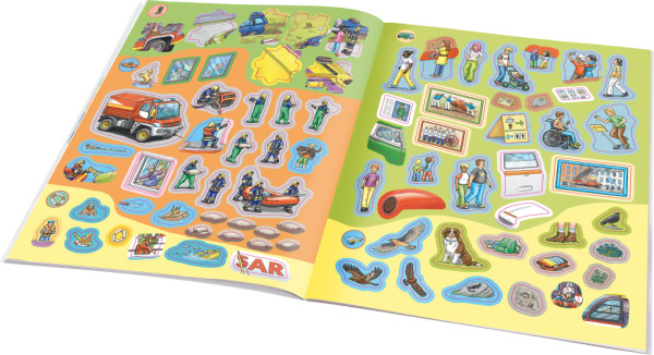 Môj prvý samolepkový zošit – ZÁSAHOVÉ VOZIDLÁ 3