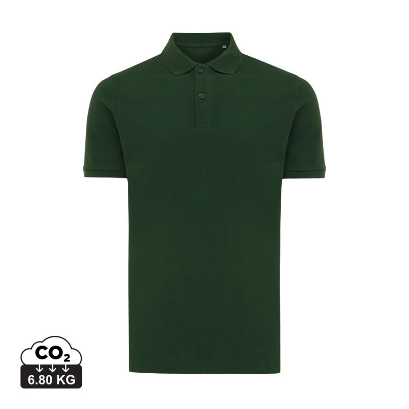 Polo tričko Iqoniq Yosemite z recykl. bavlny forest green XL