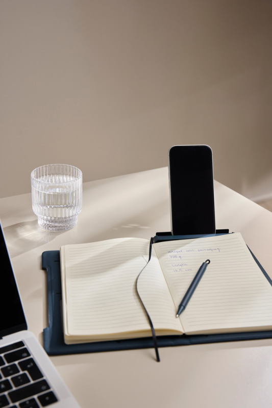 VINGA Baltimore RCS 4-v-1 doplniteľný zápisník námornícka modrá 7