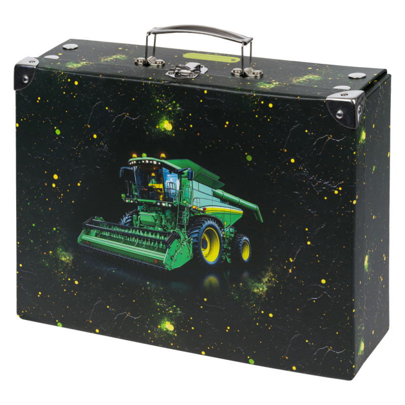 BAAGL Skladací školský kufrík Traktor s kovaním