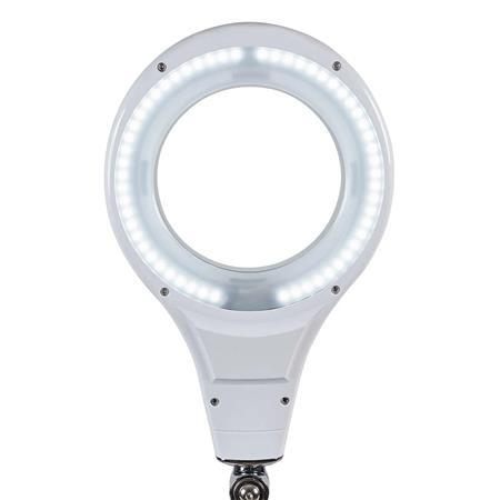 Stolová lampa, LED, s lupou, MAUL "Makro", biela 2