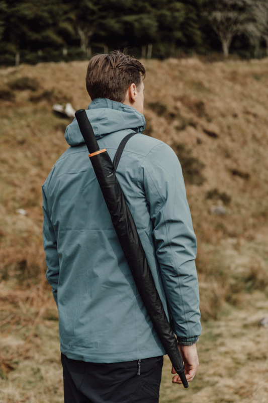 Nordic Drift Trail 27" AWARE™ RPET dáždnik proti búrke čierna 10