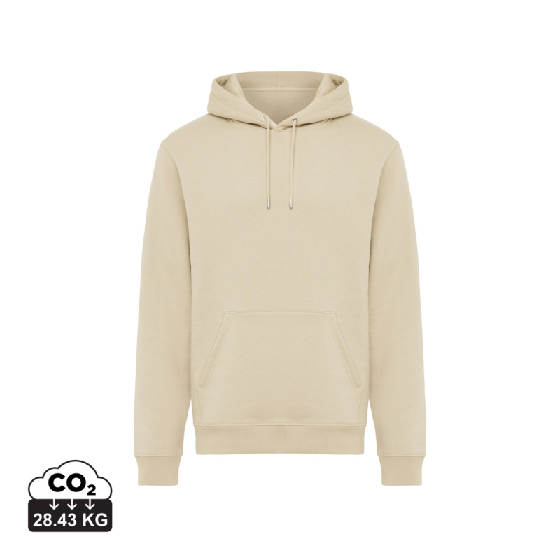 IQONIQ Joshua Unisex mikina s kapucňou z rec. bavlny desert XXXL