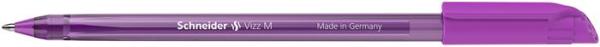 Guľôčkové pero, sada, 0,5 mm, s vrchnákom, SCHNEIDER "Vizz", mix farieb