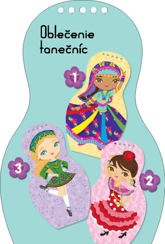 Obliekame TANEČNICE z celého sveta – Maľovanky 7