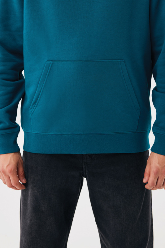 IQONIQ Joshua Unisex mikina s kapucňou z rec. bavlny dark teal S 10