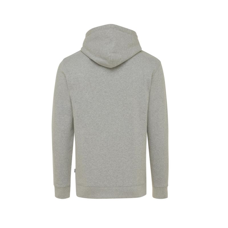 Nefarbená mikina s kapucňou Iqoniq Torres z recykl. bavlny heather grey XXL 2