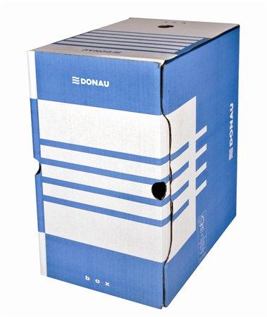 Archivačná krabica, A4, 200 mm, kartón, DONAU, modrá