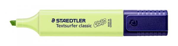 Zvýrazňovač, 1-5 mm, STAEDTLER, "Textsurfer Classic Pastel", limetkový