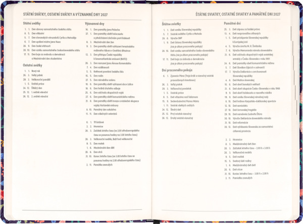 NOTIQUE 18-mesačný diár Petito – Flóra 2026/2027, 11 x 16 cm 4