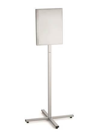 Podlahový stojan, vonkajší, A3, DURABLE „INFO STAND“, antracitovo sivý