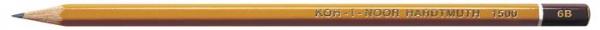 Grafitová ceruzka, 6B, šesťhranná, KOH-I-NOOR "1500"