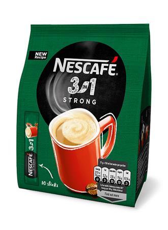 NESCAFE Instantná káva, stick, 10x16,5 g, NESCAFÉ, 3v1 "Strong" 1