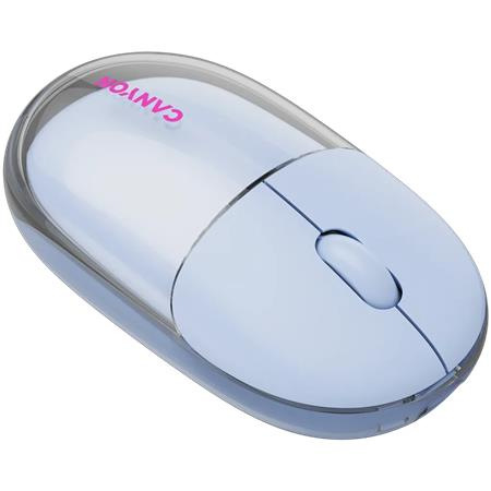Myš, bezdrôtová, duálny režim pripojenia, optická, CANYON "OnClick 24", modrá 5