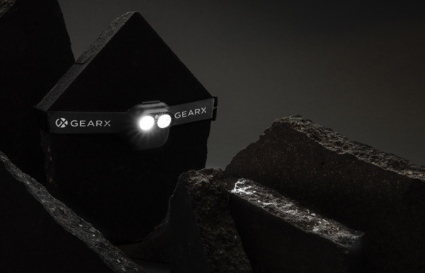 Gear X RCS čelová lampa z rec. plastu s pohybovým senzorom čierna 9