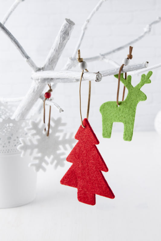 Fantasy Christmas tree ornament, reindeer