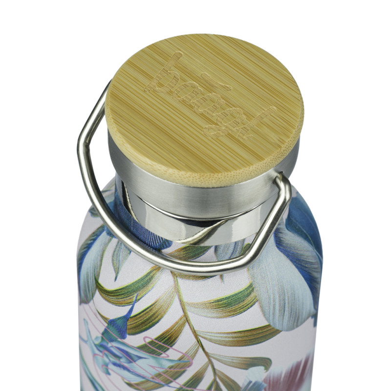 BAAGL Termofľaša s bambusovým viečkom Leafs, 500 ml 1