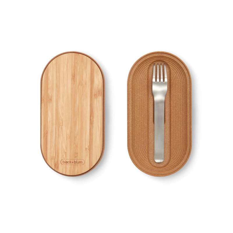 Nerezový dvojitý Bento box Black+Blum sivá 10