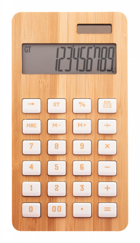 BooCalc kalkulačka z bambusu