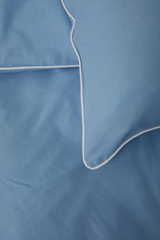 Sada 4ks obliečok VINGA Marston z OSC organickej bavlny modrá 4