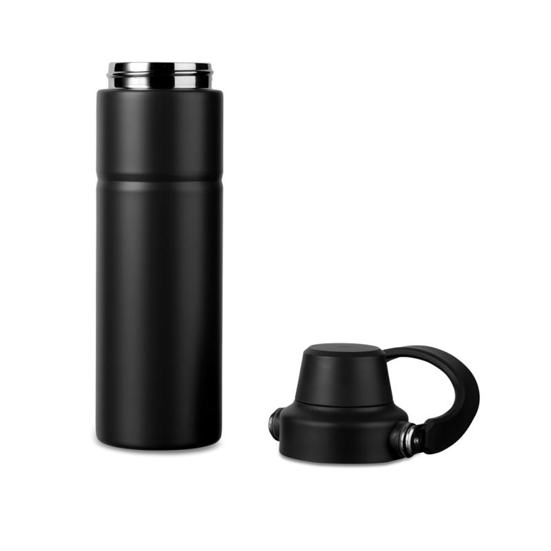 VINGA Baltimore trek RCS fľaša z rec. Nerez. ocele 600 ml čierna 5